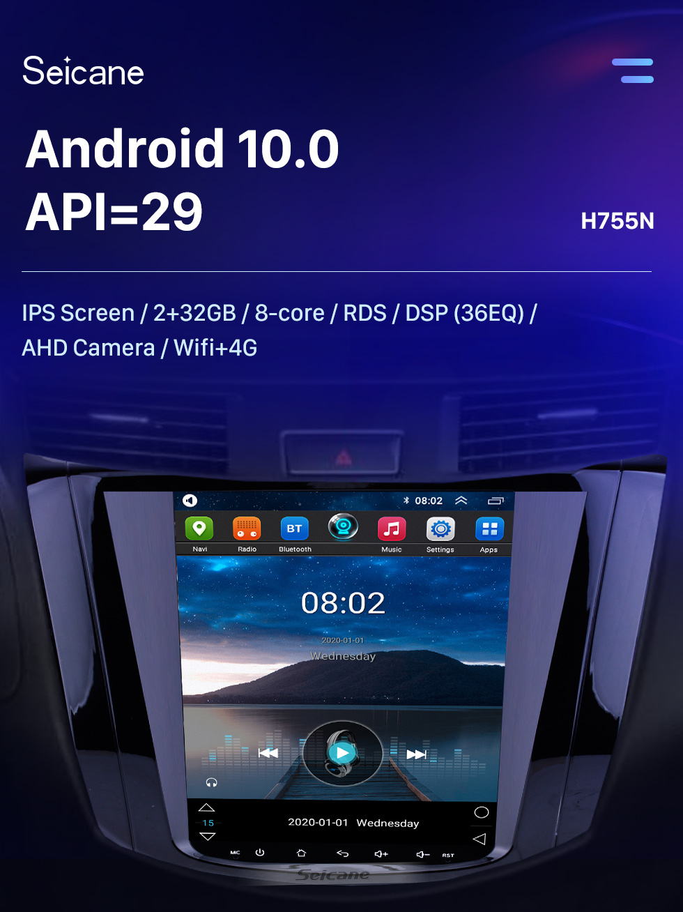 Seicane OEM HD Touchscreen 9.7 inch Android 10.0 Radio for 2018 Nissan NAVARA Terra Auto A/C with GPS Navi System Mirror link Bluetooth music WIFI support 3G OBD2 DVR SWC Seicane OEM HD Touchscreen 9.7 inch Android 10.0 Radio for 2018 Nissan NAVARA Terra Auto A/C with GPS Navi System Mirror link Bluetooth music WIFI support 3G OBD2 DVR SWC