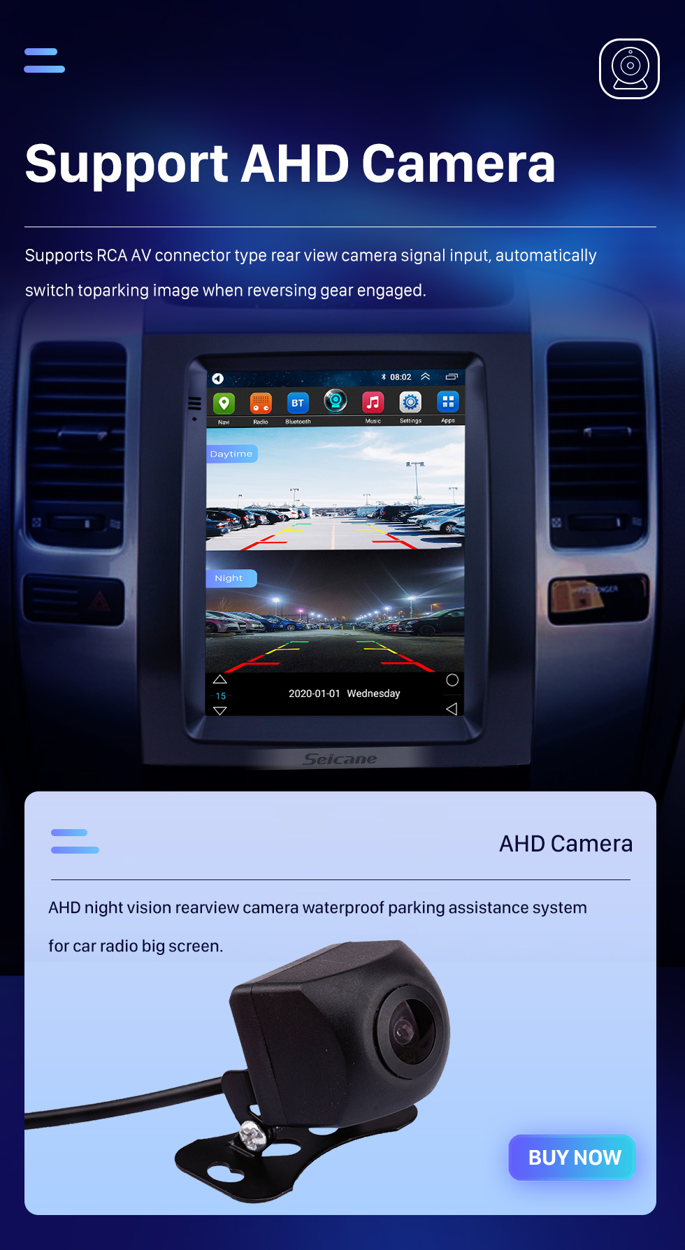 Seicane HD Touchscreen For 2002-2007 2008 2009 Toyota Prado Android 10.0 9.7 inch GPS Navigation Radio WIFI Bluetooth support TPMS Digital TV Carplay Seicane HD Touchscreen For 2002-2007 2008 2009 Toyota Prado Android 10.0 9.7 inch GPS Navigation Radio WIFI Bluetooth support TPMS Digital TV Carplay