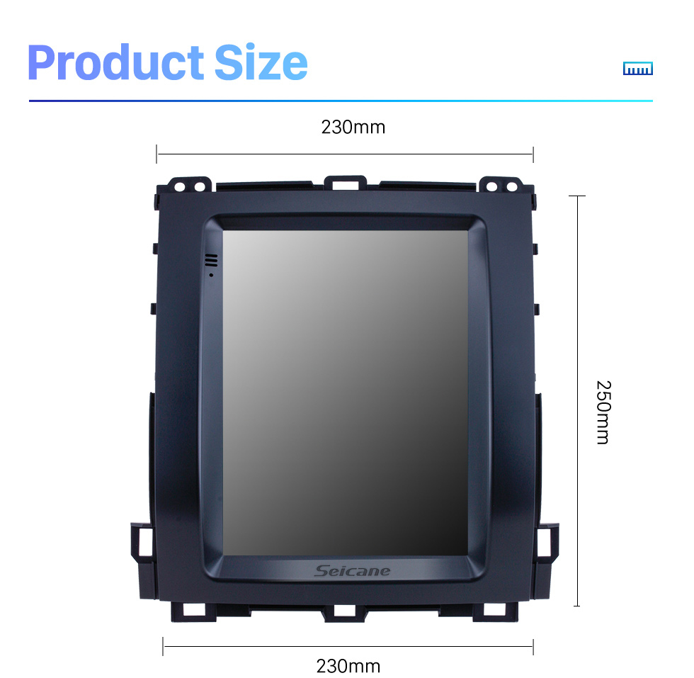Seicane HD Touchscreen For 2002-2007 2008 2009 Toyota Prado Android 10.0 9.7 inch GPS Navigation Radio WIFI Bluetooth support TPMS Digital TV Carplay Seicane HD Touchscreen For 2002-2007 2008 2009 Toyota Prado Android 10.0 9.7 inch GPS Navigation Radio WIFI Bluetooth support TPMS Digital TV Carplay
