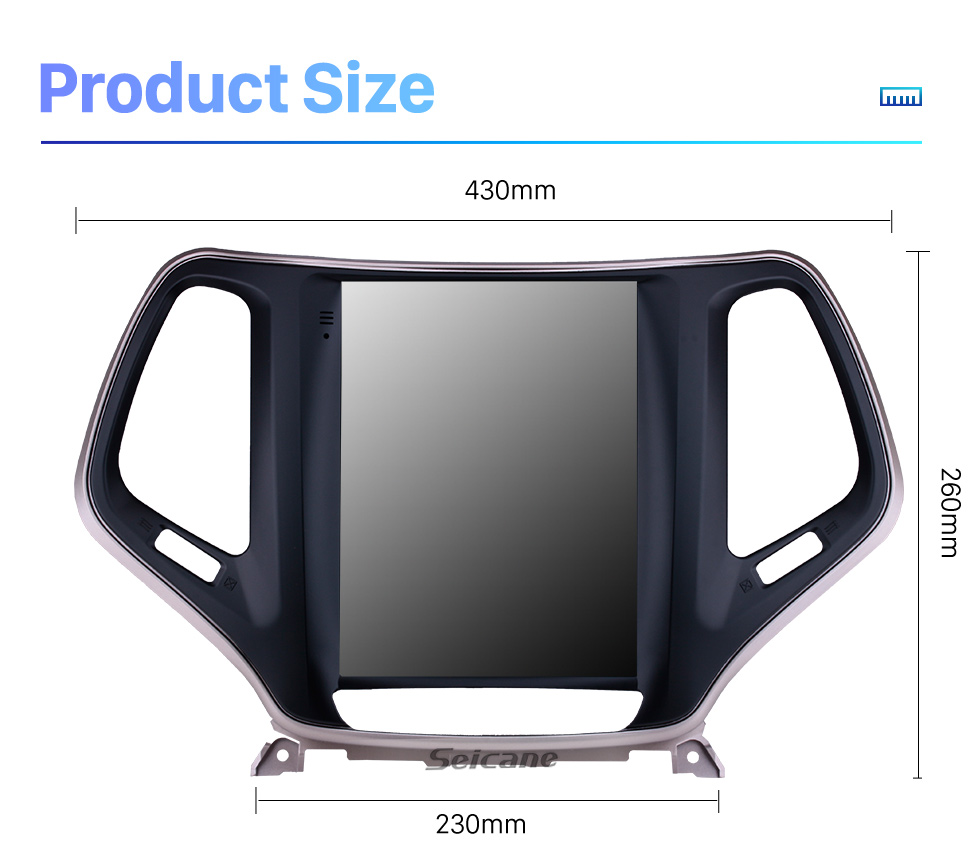 Seicane 9.7 inch HD Touch Screen 2016 2017 2018 Jeep Cherokee Android 10.0 Radio GPS Navigation Bluetooth Music USB WIFI Audio system Support DVR OBD2 TPMS Digital TV Seicane 9.7 inch HD Touch Screen 2016 2017 2018 Jeep Cherokee Android 10.0 Radio GPS Navigation Bluetooth Music USB WIFI Audio system Support DVR OBD2 TPMS Digital TV