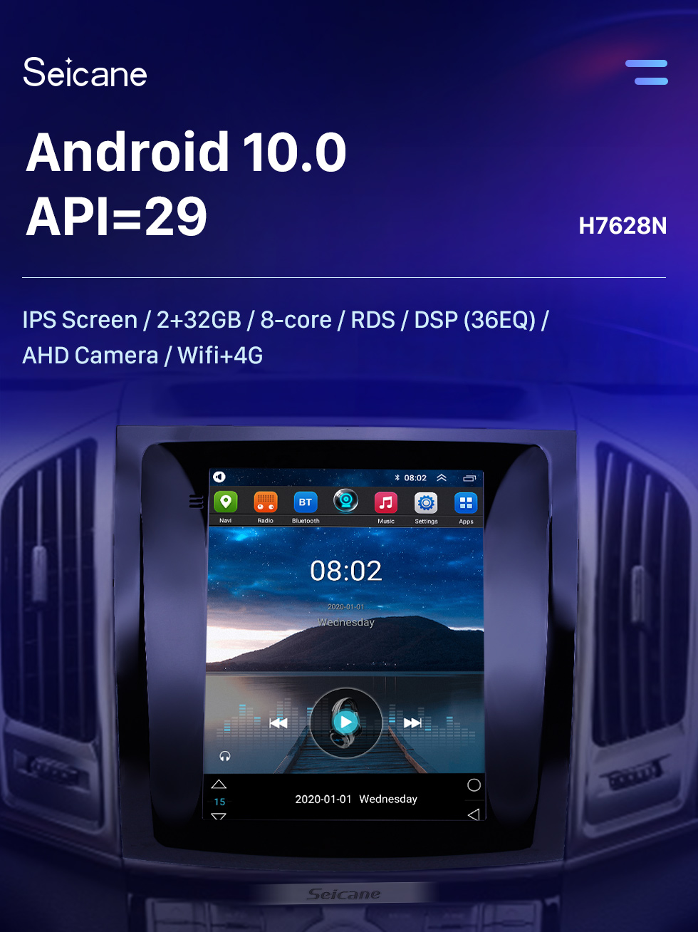 Seicane OEM 9.7 inch Android 10.0 2015-2017 Great Wall Haval H9 GPS Navigation Radio with Touchscreen Bluetooth WIFI support TPMS Carplay DAB+ Seicane OEM 9.7 inch Android 10.0 2015-2017 Great Wall Haval H9 GPS Navigation Radio with Touchscreen Bluetooth WIFI support TPMS Carplay DAB+