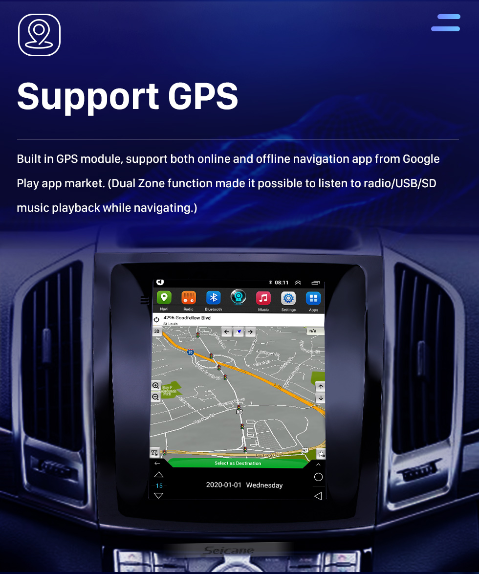 Seicane OEM 9.7 inch Android 10.0 2015-2017 Great Wall Haval H9 GPS Navigation Radio with Touchscreen Bluetooth WIFI support TPMS Carplay DAB+ Seicane OEM 9.7 inch Android 10.0 2015-2017 Great Wall Haval H9 GPS Navigation Radio with Touchscreen Bluetooth WIFI support TPMS Carplay DAB+