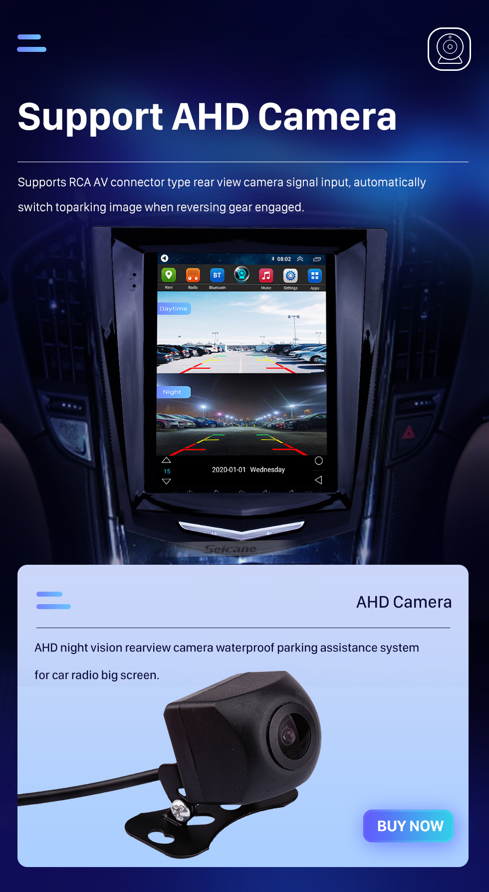 Seicane 9.7 inch HD Touchscreen Android 10.0 car Stereo for Cadillac ATS XTS ATSL SRX CTS 2011-2019 Navigation system BT Wifi Mirror Link USB support DVD Player Carplay 4G Seicane 9.7 inch HD Touchscreen Android 10.0 car Stereo for Cadillac ATS XTS ATSL SRX CTS 2011-2019 Navigation system BT Wifi Mirror Link USB support DVD Player Carplay 4G