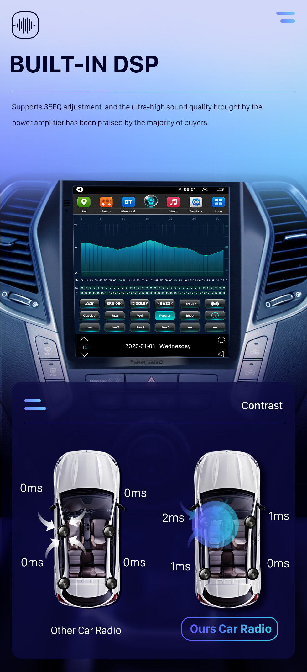 Seicane 2015 2016 2017 Hyundai Santafe IX45 9,7 polegadas HD Touchscreen Android 10.0 Rádio GPS Navegação Bluetooth FM AUX WIFI Espelho Link suporte Câmera retrovisor TV digital OBD2 DVD TPMS Seicane 2015 2016 2017 Hyundai Santafe IX45 9,7 polegadas HD Touchscreen Android 10.0 Rádio GPS Navegação Bluetooth FM AUX WIFI Espelho Link suporte Câmera retrovisor TV digital OBD2 DVD TPMS