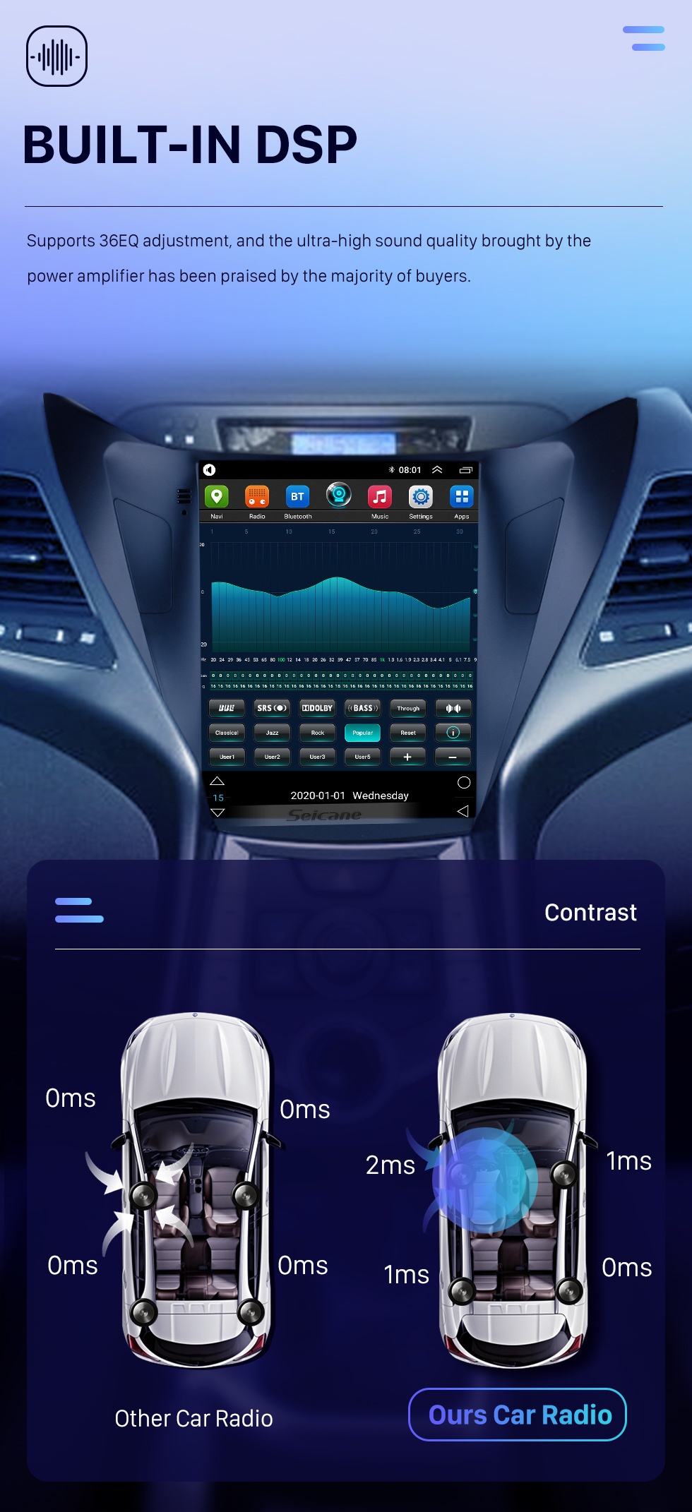Seicane 2012 2013 2014 Hyundai Avante Elantra 9.7 inch Android 10.0 HD Touchscreen Stereo Bluetooth GPS Navigation Radio with Wifi AUX USB Steering Wheel Control support DVR Rearview Camera OBD Seicane 2012 2013 2014 Hyundai Avante Elantra 9.7 inch Android 10.0 HD Touchscreen Stereo Bluetooth GPS Navigation Radio with Wifi AUX USB Steering Wheel Control support DVR Rearview Camera OBD