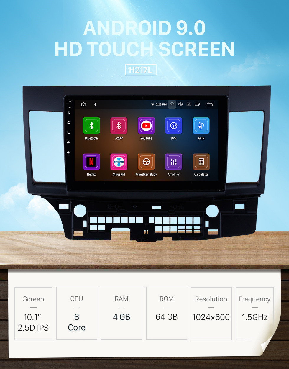 Seicane 2007-2015 Mitsubishi LANCER Android 9.0 Radio DVD player GPS navigation system Bluetooth HD 1024*600 touch screen Mirror link OBD2 DVR Rearview camera TV 1080P Video 3G WIFI Steering Wheel Control USB Seicane 2007-2015 Mitsubishi LANCER Android 9.0 Radio DVD player GPS navigation system Bluetooth HD 1024*600 touch screen Mirror link OBD2 DVR Rearview camera TV 1080P Video 3G WIFI Steering Wheel Control USB