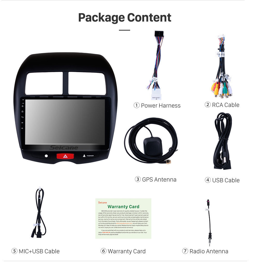 Seicane Android 9,0 GPS Radio 10,1 Zoll HD Touchscreen Head Unit Für 2010-2015 Mitsubishi ASX Peugeot 4008 GPS Navigationssystem Bluetooth Telefon WIFI Unterstützung Spiegel Link DVR Lenkradsteuerung Seicane Android 9,0 GPS Radio 10,1 Zoll HD Touchscreen Head Unit Für 2010-2015 Mitsubishi ASX Peugeot 4008 GPS Navigationssystem Bluetooth Telefon WIFI Unterstützung Spiegel Link DVR Lenkradsteuerung