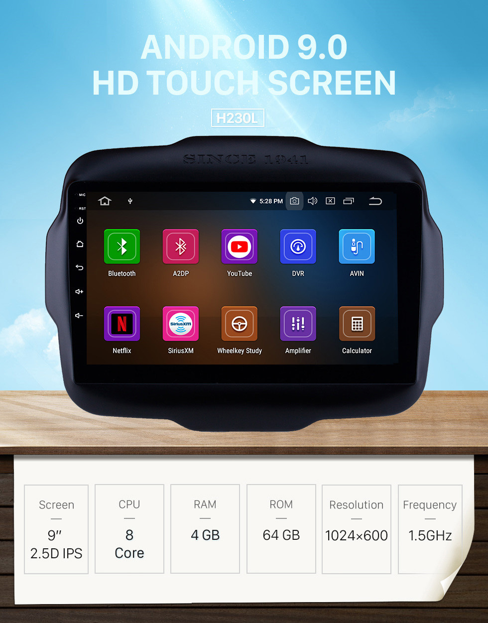 Seicane 9 polegada 2016 Jeep RENEGADE HD Tela Sensível Ao Toque Android 9.0 Sistema de Navegação GPS de Rádio Suporte 3G WIFI Bluetooth Controle de Volante DVR AUX OBD2 Câmera Traseira Seicane 9 polegada 2016 Jeep RENEGADE HD Tela Sensível Ao Toque Android 9.0 Sistema de Navegação GPS de Rádio Suporte 3G WIFI Bluetooth Controle de Volante DVR AUX OBD2 Câmera Traseira