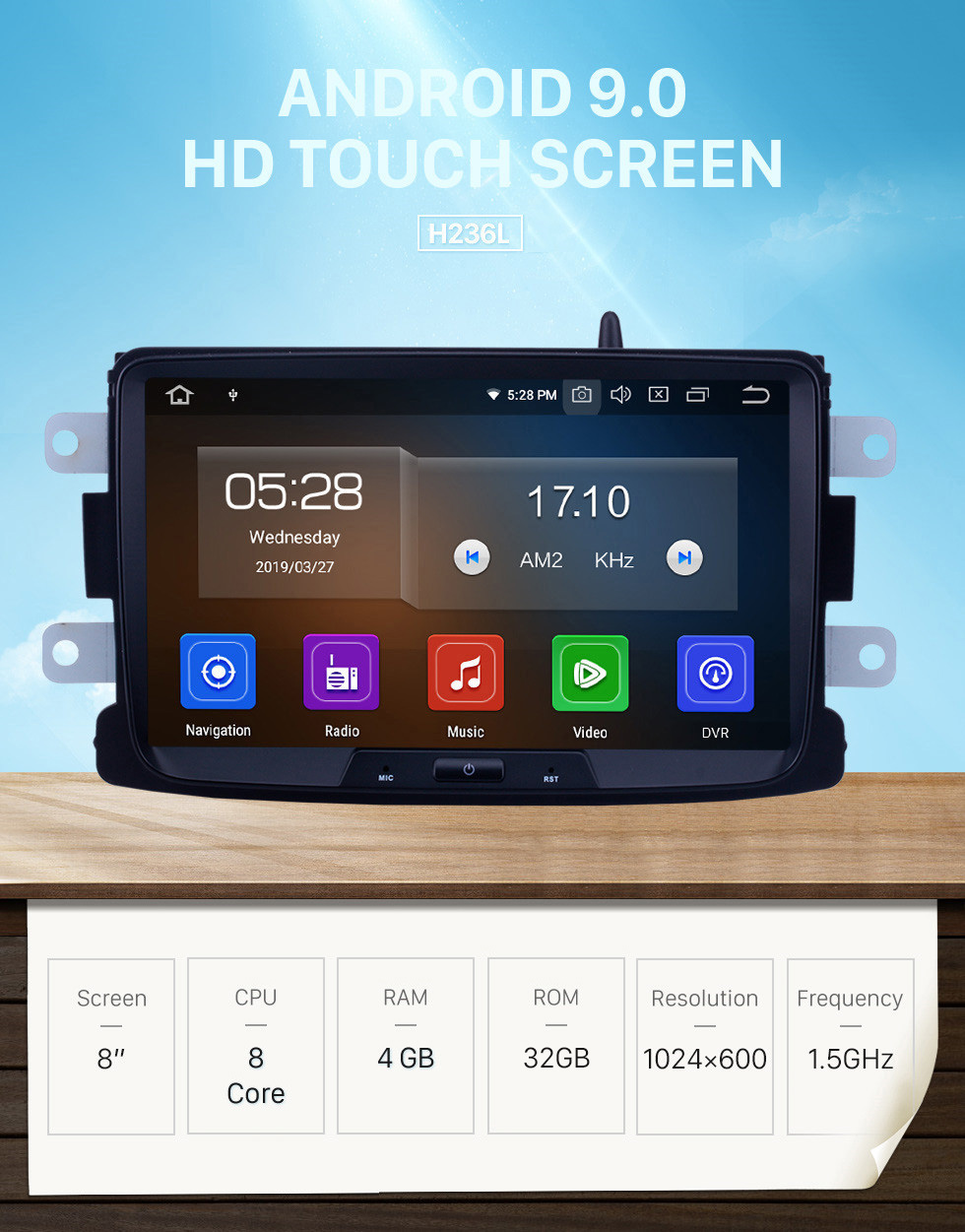 Seicane OEM Android 9.0 HD 1024*600 touch screen GPS navigation system for 2014 2015 2016 RENAULT Duster Deckless with Radio DVD player Bluetooth Music OBD2 DVR Rearview camera TV 1080P Video 3G WIFI Steering Wheel Control USB Mirror link Seicane OEM Android 9.0 HD 1024*600 touch screen GPS navigation system for 2014 2015 2016 RENAULT Duster Deckless with Radio DVD player Bluetooth Music OBD2 DVR Rearview camera TV 1080P Video 3G WIFI Steering Wheel Control USB Mirror link
