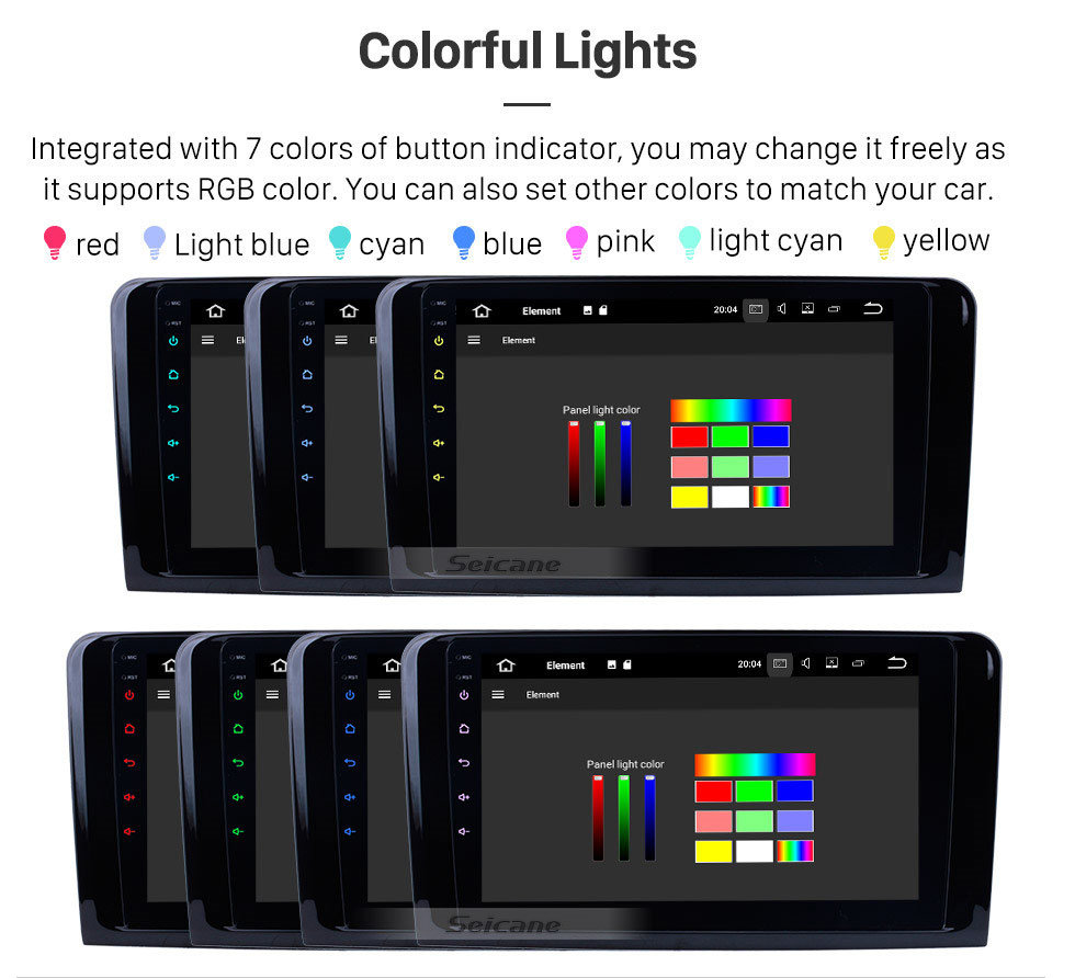 Seicane 2005-2012 Mercedes Benz ML Class W164 ML280 ML300 ML320 ML350 ML420 ML450 ML500 ML550 ML63 Radio Removal with Android 9.0 GPS Navigation Stereo 1024*600 Multi-touch Capacitive Screen DVD Mirror Link OBD2 Bluetooth 4G WiFi Seicane 2005-2012 Mercedes Benz ML Class W164 ML280 ML300 ML320 ML350 ML420 ML450 ML500 ML550 ML63 Radio Removal with Android 9.0 GPS Navigation Stereo 1024*600 Multi-touch Capacitive Screen DVD Mirror Link OBD2 Bluetooth 4G WiFi