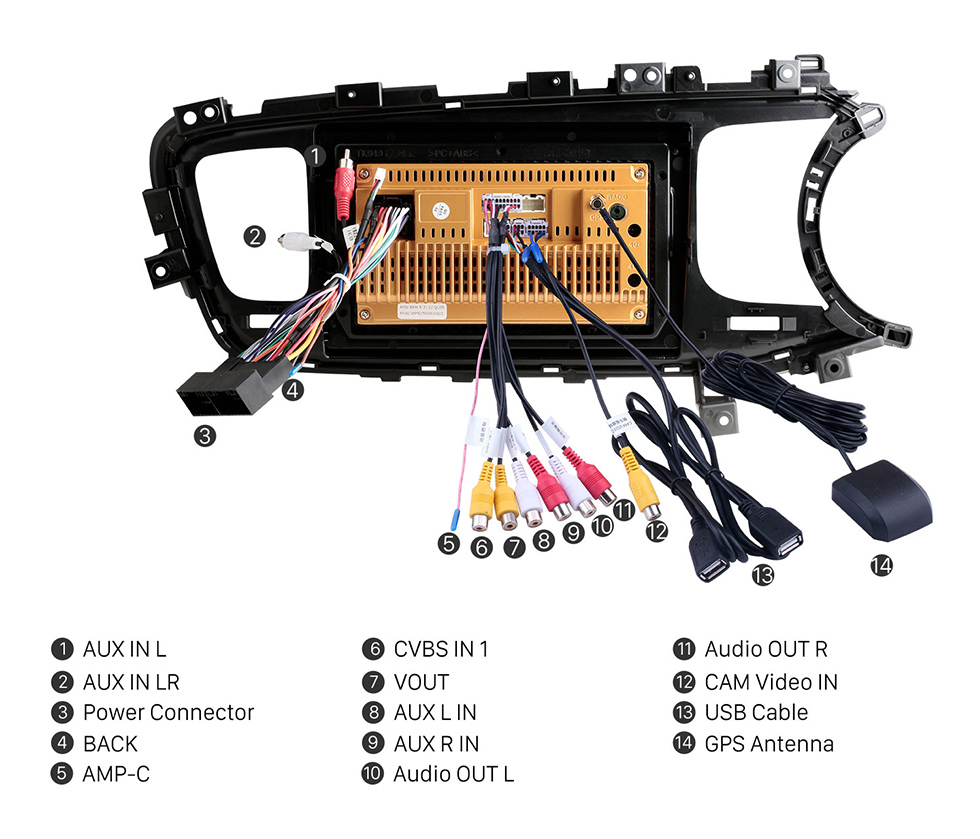 Seicane Android 10.0 de 9 pulgadas para Kia K5 LHD 2013-2015 Radio Sistema de navegación GPS con pantalla táctil HD Soporte Bluetooth Carplay OBD2