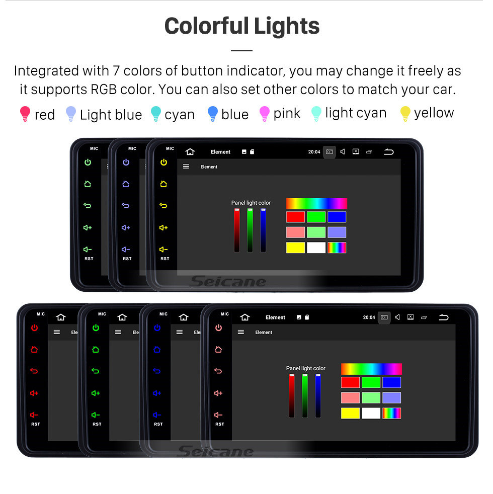 Seicane Android 9.0 2007-2012 Suzuki Jimny 7 pulgadas HD Pantalla táctil HD Radio estéreo del coche Unidad principal Navegación GPS Bluetooth WIFI Soporte de música Control del volante USB OBD2 Cámara de visión trasera Seicane Android 9.0 2007-2012 Suzuki Jimny 7 pulgadas HD Pantalla táctil HD Radio estéreo del coche Unidad principal Navegación GPS Bluetooth WIFI Soporte de música Control del volante USB OBD2 Cámara de visión trasera