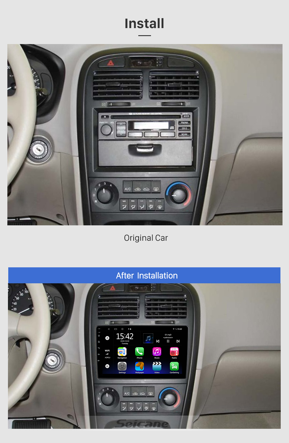 Seicane Для TOYOTA AVANZA 2004-2007 FAW SENIA M80 2009-2014 Радио Android 10.0 HD с сенсорным экраном 9-дюймовая система GPS-навигации с поддержкой WIFI Bluetooth Carplay DVR Seicane Для TOYOTA AVANZA 2004-2007 FAW SENIA M80 2009-2014 Радио Android 10.0 HD с сенсорным экраном 9-дюймовая система GPS-навигации с поддержкой WIFI Bluetooth Carplay DVR