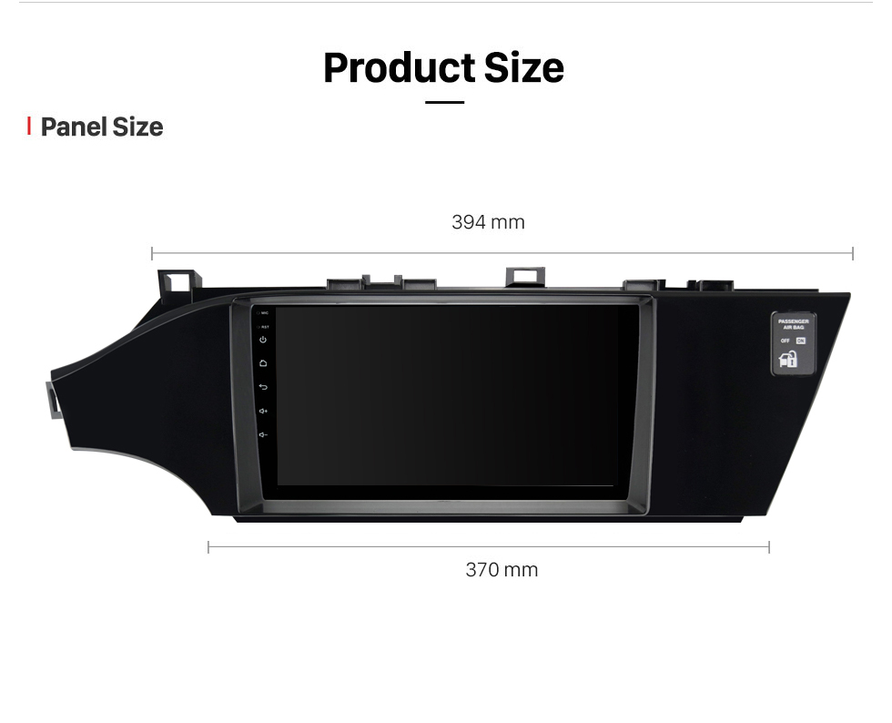 Seicane Audio de voiture à écran tactile Android 13.0 avec GPS Carplay pour 2013 Toyota Avalon LHD prise en charge Bluetooth WIFI DVR