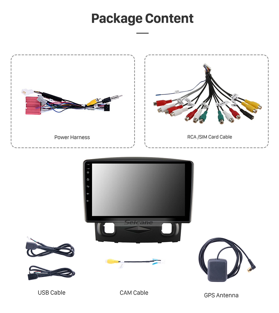 Seicane For 2006-2008 Mazda Tribute 2008-2010 Ford ESCAPE Android 13.0 Touch Screen Car Stereo System with Bluetooth WIFI GPS Navi