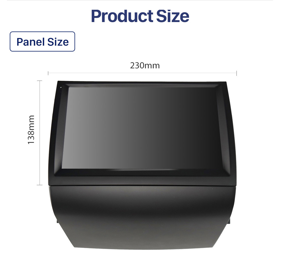 Seicane 9 pouces Android 12.0 Unité principale de radio Carplay sans fil pour 2003-2009 TOYOTA PRIUS 20 Prise en charge de la caméra Bluetooth AHD à écran tactile GPS