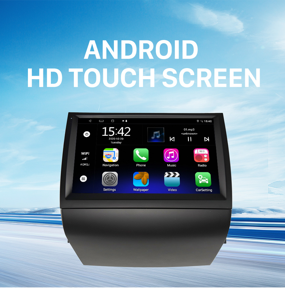 Seicane Para 2003-2009 toyota prius 20 series rádio android 12.0 hd touchscreen 9 polegadas sistema de navegação gps com suporte bluetooth carplay dvr