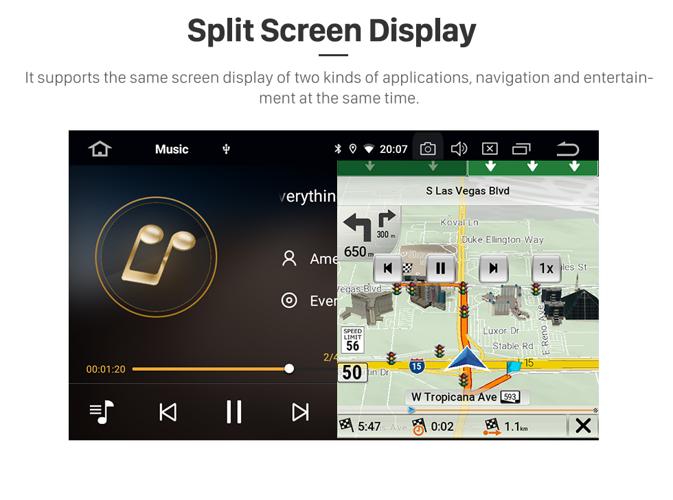 Seicane 10,1-дюймовый Android 13.0 для FORD ECOSPORT 2018 Радио GPS-навигационная система с сенсорным экраном HD Поддержка Bluetooth Carplay OBD2