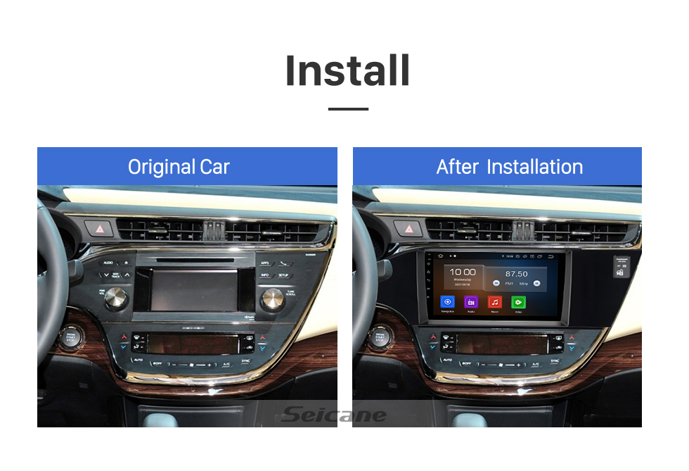 Seicane HD Touch Screen Android 13.0 9 Polegada para 2013 Toyota Avalon LHD In Dash Radio com Carplay Bluetooth WIFI GPS Navi Support DVR Seicane HD Touch Screen Android 13.0 9 Polegada para 2013 Toyota Avalon LHD In Dash Radio com Carplay Bluetooth WIFI GPS Navi Support DVR