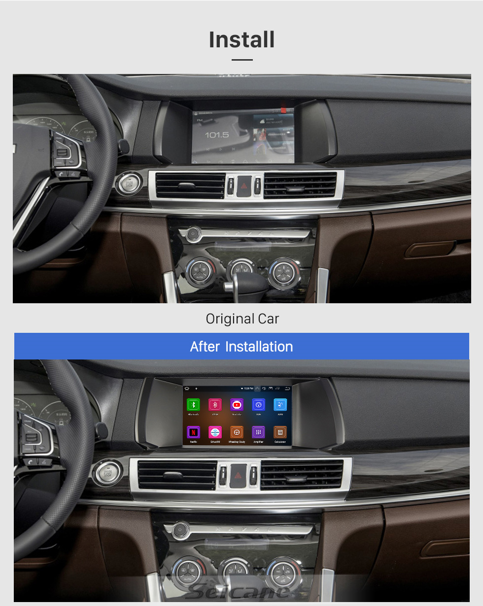 Seicane Bluetooth-Autoradio Android 11.0 für 2019 Great Wall Haval H7 LHD mit Touchsreen Carplay WIFI-Unterstützung GPS HD Digital TV Rückfahrkamera