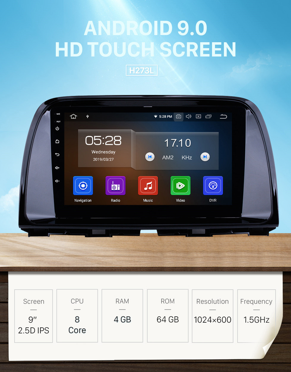 Seicane 2012-2015 Mazda CX-5 completo 1024 * 600 Pantalla táctil Android 9.0 sistema de navegación GPS con la cámara de reserva de control del volante OBD2 AUX Radio WIFI 4G Música Bluetooth USB Seicane 2012-2015 Mazda CX-5 completo 1024 * 600 Pantalla táctil Android 9.0 sistema de navegación GPS con la cámara de reserva de control del volante OBD2 AUX Radio WIFI 4G Música Bluetooth USB