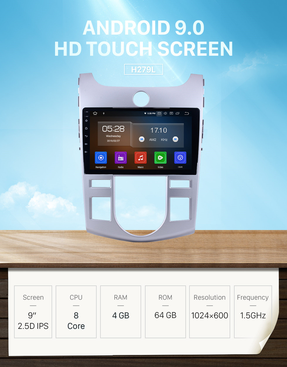 Seicane OEM Android 9.0 Radio GPS navigation system for 2008-2012 KIA CERATO (AT) Bluetooth MP3 HD 1024*600 Touchscreen OBD2 DVR Rearview camera TV 3G WIFI Steering Wheel Control USB 1080P Video DVD Player Mirror link Seicane OEM Android 9.0 Radio GPS navigation system for 2008-2012 KIA CERATO (AT) Bluetooth MP3 HD 1024*600 Touchscreen OBD2 DVR Rearview camera TV 3G WIFI Steering Wheel Control USB 1080P Video DVD Player Mirror link