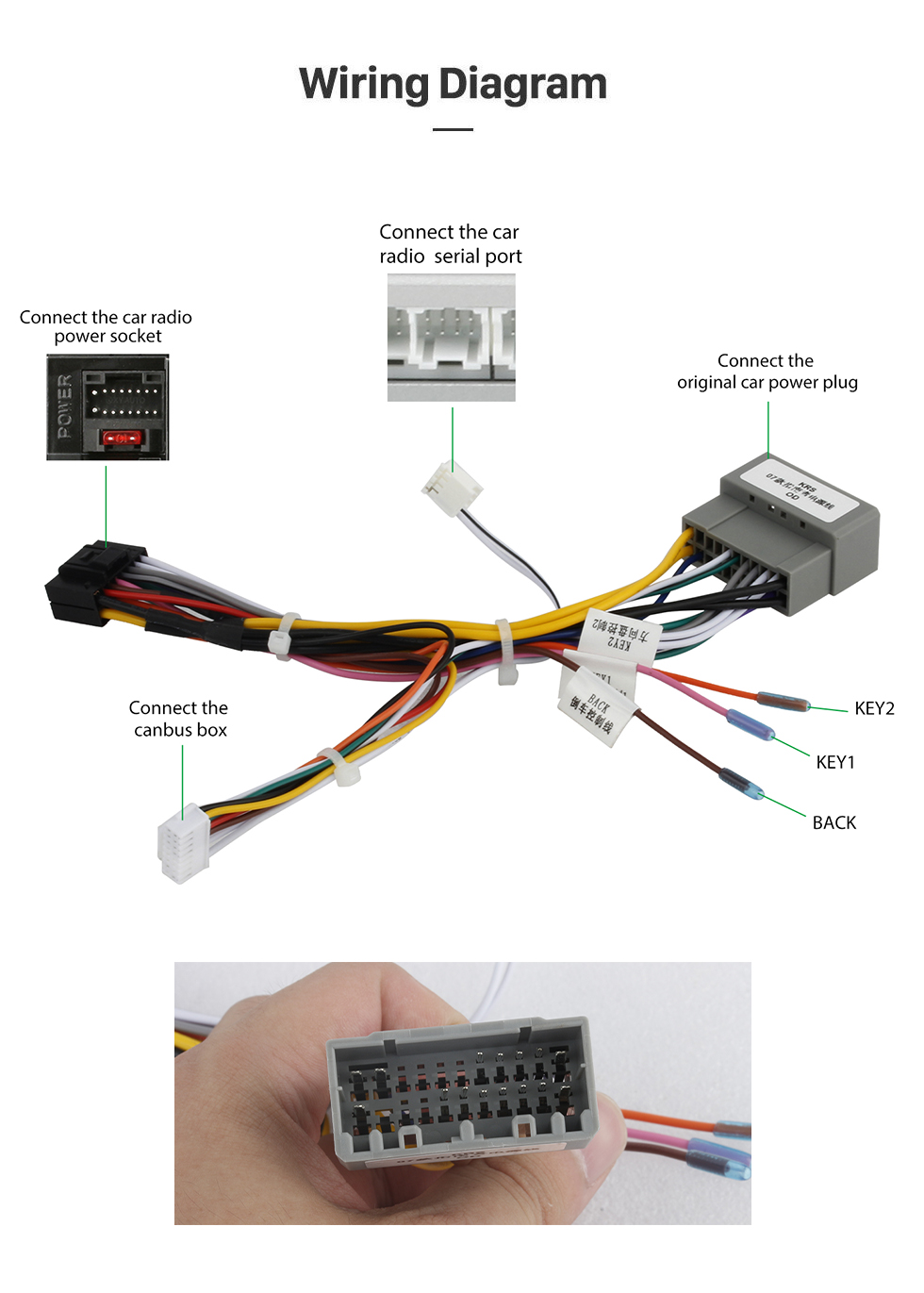 Seicane Pantalla táctil HD de 9 pulgadas para Jeep Grand Cherokee 2004-2005 autoradio reproductor de dvd para automóvil con reparación de radio de automóvil wifi soporte de actualización Cámara de visión trasera