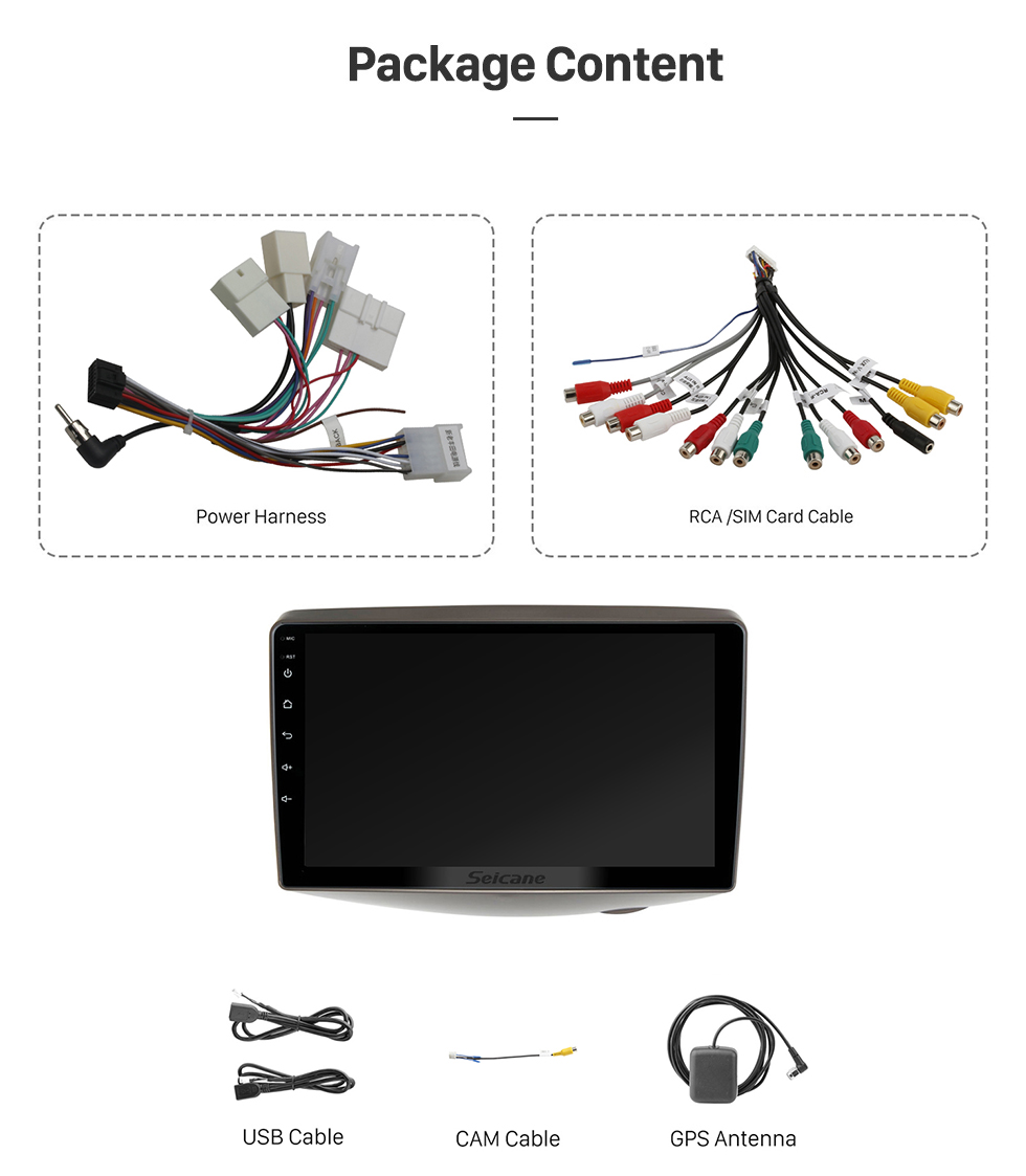 Seicane Pour 1999-2005 TOYOTA VITZ YARIS ECHO Radio Android 13.0 HD Écran tactile 9 pouces Système de navigation GPS avec prise en charge Bluetooth Carplay DVR Seicane Pour 1999-2005 TOYOTA VITZ YARIS ECHO Radio Android 13.0 HD Écran tactile 9 pouces Système de navigation GPS avec prise en charge Bluetooth Carplay DVR