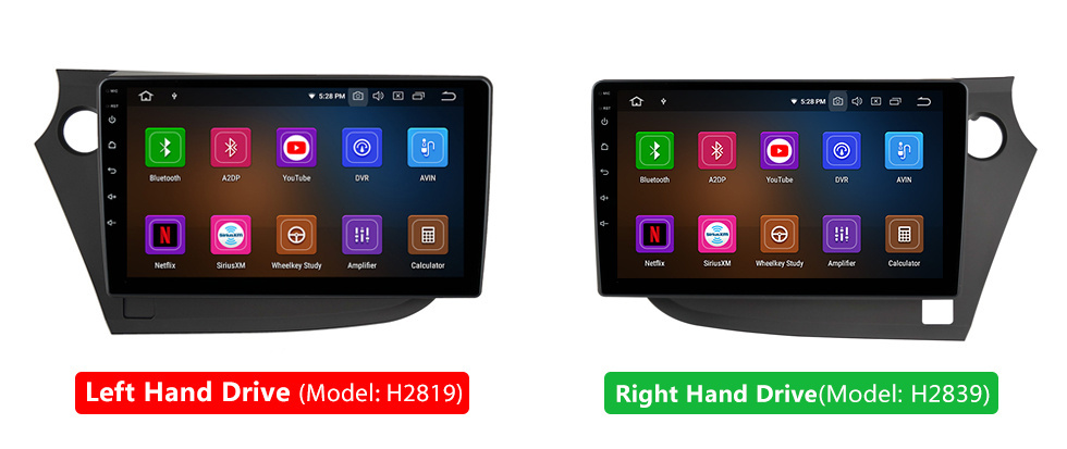 Seicane Audio de voiture Bluetooth de haute qualité avec GPS pour 2009-2021 Honda Insight LHD Support écran tactile DVR caméra de recul Seicane Audio de voiture Bluetooth de haute qualité avec GPS pour 2009-2021 Honda Insight LHD Support écran tactile DVR caméra de recul
