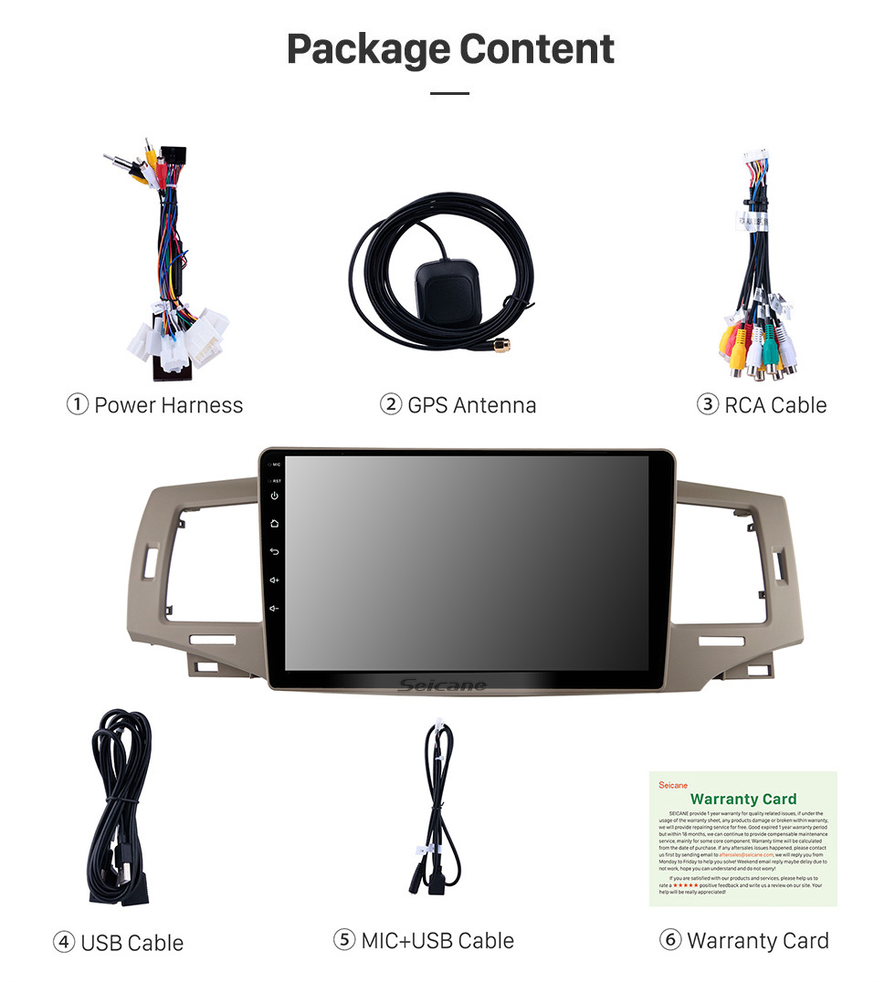 Seicane For 2006 Toyota Corolla RHD Android Carplay Stereo System with Bluetooth WIFI Touch Screen Support Picture in Picture Rear View Camera Seicane For 2006 Toyota Corolla RHD Android Carplay Stereo System with Bluetooth WIFI Touch Screen Support Picture in Picture Rear View Camera