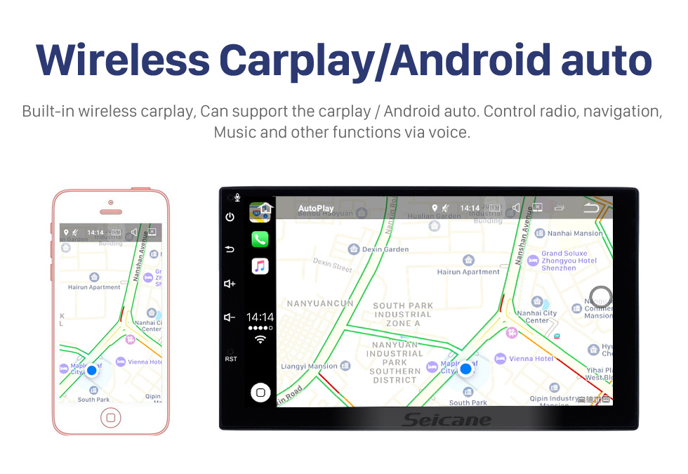 Seicane OEM 10,1-дюймовый Android 10.0 Radio для 2010+ Nissan NV400 Opel Movano Renault Master III Bluetooth HD с сенсорным экраном GPS-навигация Поддержка AUX USB Carplay DVR OBD Камера заднего вида