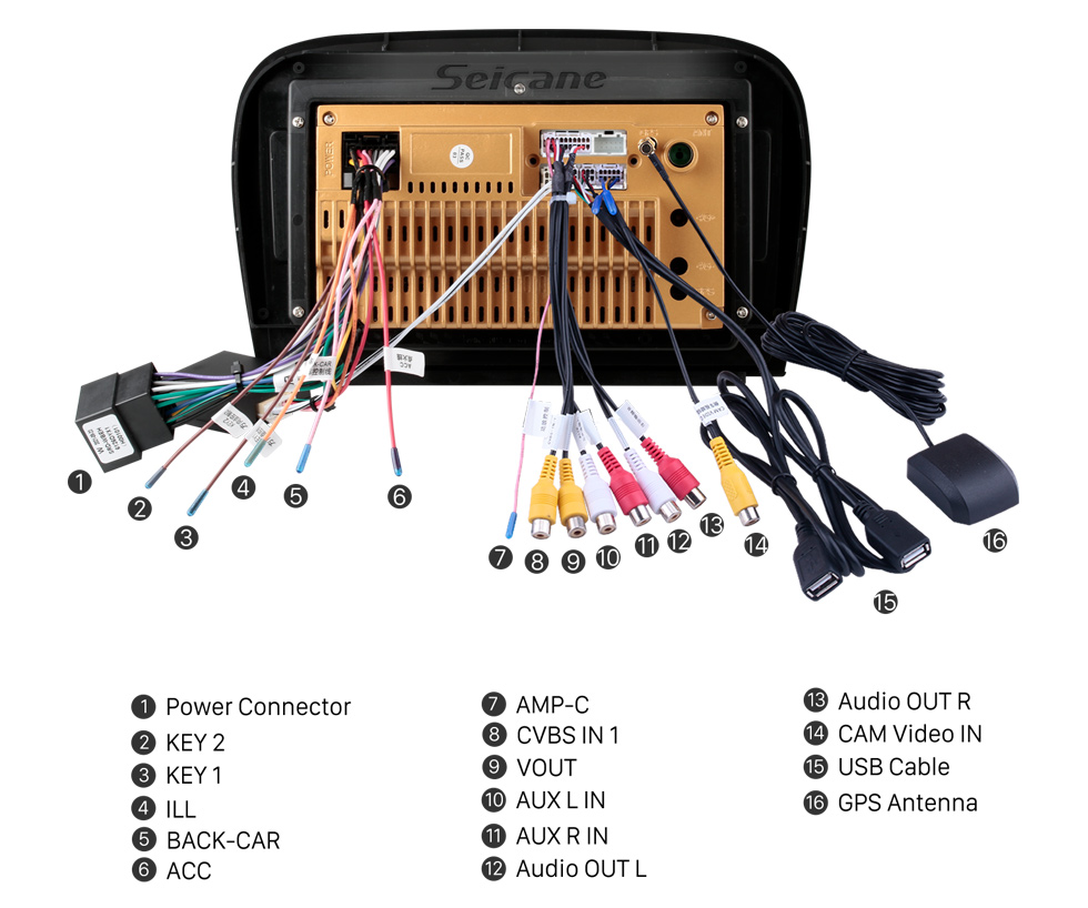 Seicane 9 Zoll Android 10.0 für 2004-2011 Mercedes Benz SL-Klasse W203 Radio GPS-Navigationssystem mit HD-Touchscreen Bluetooth-Unterstützung Carplay OBD2 Seicane 9 Zoll Android 10.0 für 2004-2011 Mercedes Benz SL-Klasse W203 Radio GPS-Navigationssystem mit HD-Touchscreen Bluetooth-Unterstützung Carplay OBD2