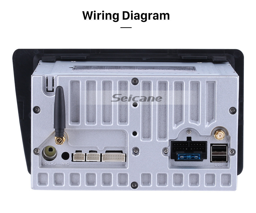 Seicane Multi-touch Android 11.0 Head Unit GPS for 2001-2005 Honda Civic with Radio RDS 3G WiFi Bluetooth 1080P Mirror Link OBD2