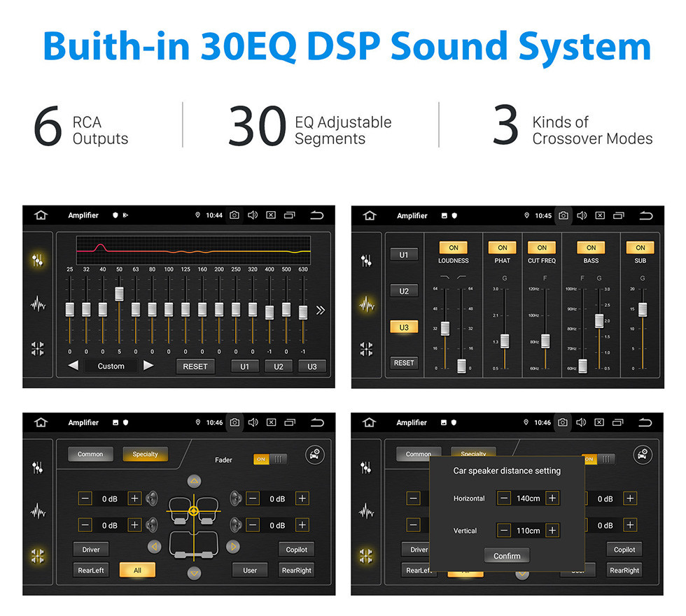 Seicane Sistema de audio para automóvil con pantalla táctil de calidad para Mitsubishi Airtrek / Outlander 200-2005 con DSP Carplay Soporte Bluetooth Navegación GPS Imagen en imagen