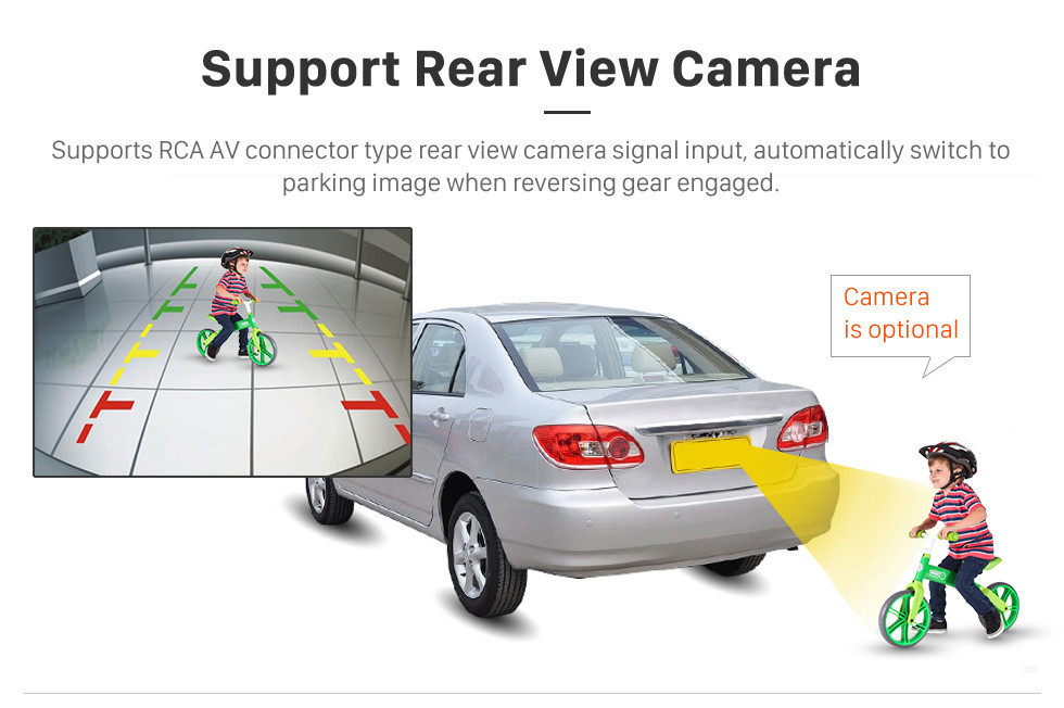 Seicane Système audio de voiture à écran tactile de qualité pour Mitsubishi Airtrek/Outlander 200-2005 avec DSP Carplay Support Bluetooth GPS Navigation Picture in Picture
