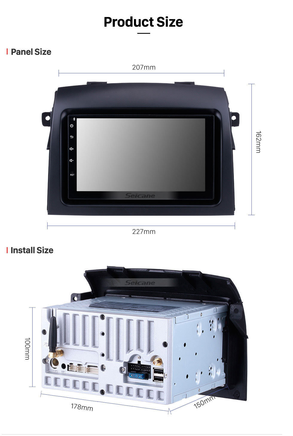 Seicane Sistema de navegación GPS Android 12.0 para Toyota Sienna 2004-2010 con cámara de respaldo Pantalla táctil HD 3G WIFI Control del volante Bluetooth Seicane Sistema de navegación GPS Android 12.0 para Toyota Sienna 2004-2010 con cámara de respaldo Pantalla táctil HD 3G WIFI Control del volante Bluetooth