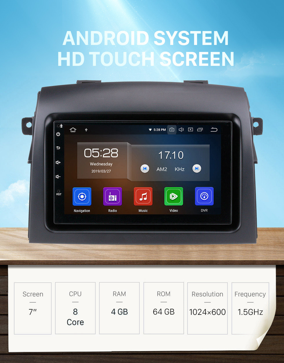 Seicane Système de navigation GPS Android 12.0 pour Toyota Sienna 2004-2010 avec caméra de recul écran tactile HD 3G WIFI commande au volant Bluetooth