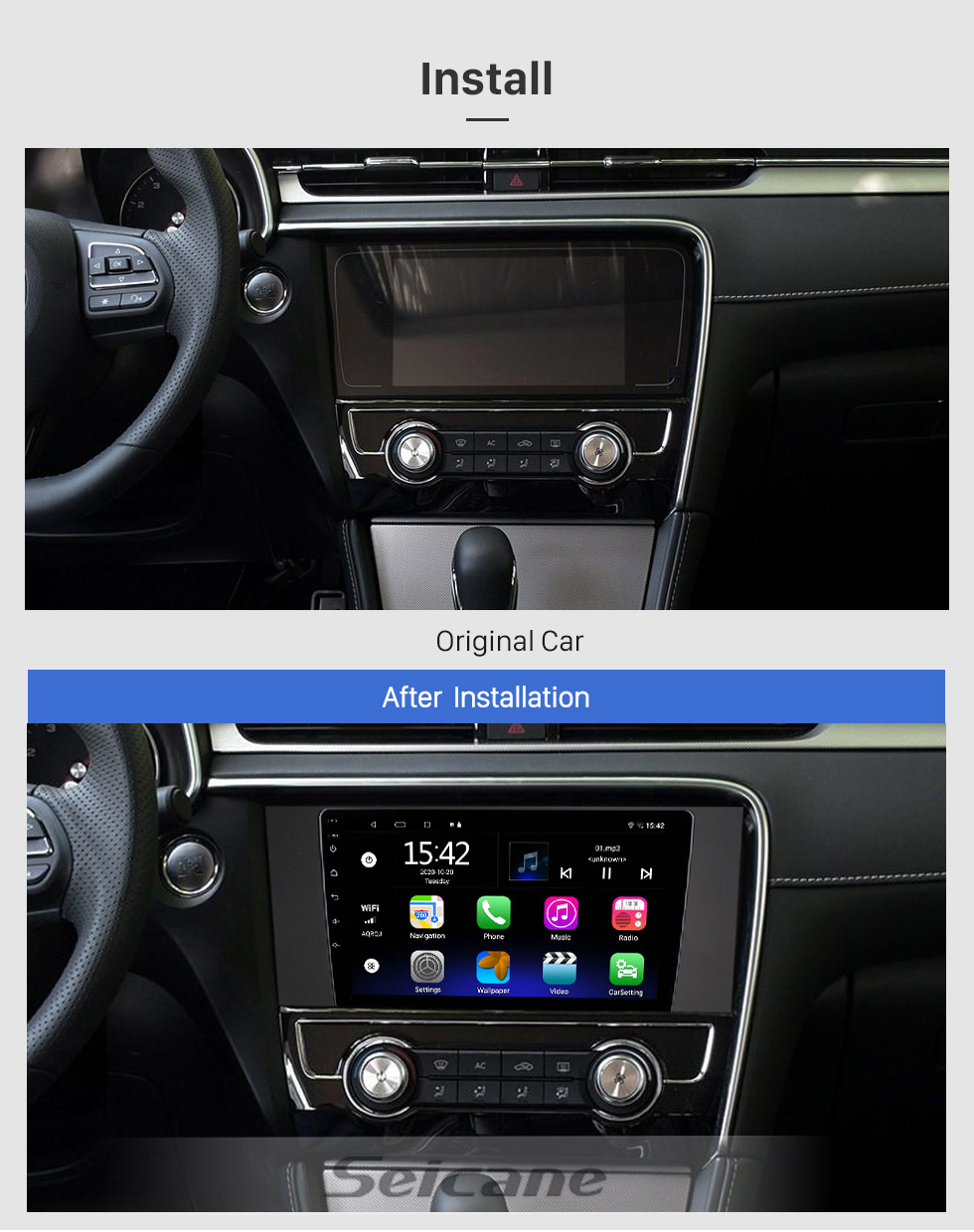 Seicane Android 10.0 HD Touchscreen 9 Zoll für 2018 ROVER MG6 Radio GPS Navigationssystem mit Bluetooth Unterstützung Carplay Rückfahrkamera Seicane Android 10.0 HD Touchscreen 9 Zoll für 2018 ROVER MG6 Radio GPS Navigationssystem mit Bluetooth Unterstützung Carplay Rückfahrkamera