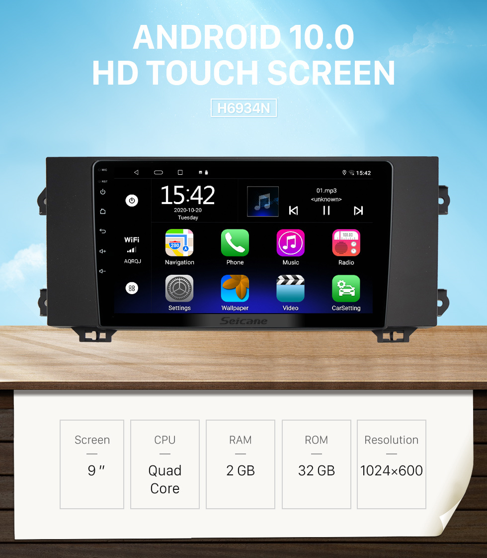 Seicane Android 10.0 HD Touchscreen de 9 polegadas para 2018 ROVER MG6 Sistema de navegação GPS por rádio com suporte para Bluetooth Câmera traseira Carplay Seicane Android 10.0 HD Touchscreen de 9 polegadas para 2018 ROVER MG6 Sistema de navegação GPS por rádio com suporte para Bluetooth Câmera traseira Carplay