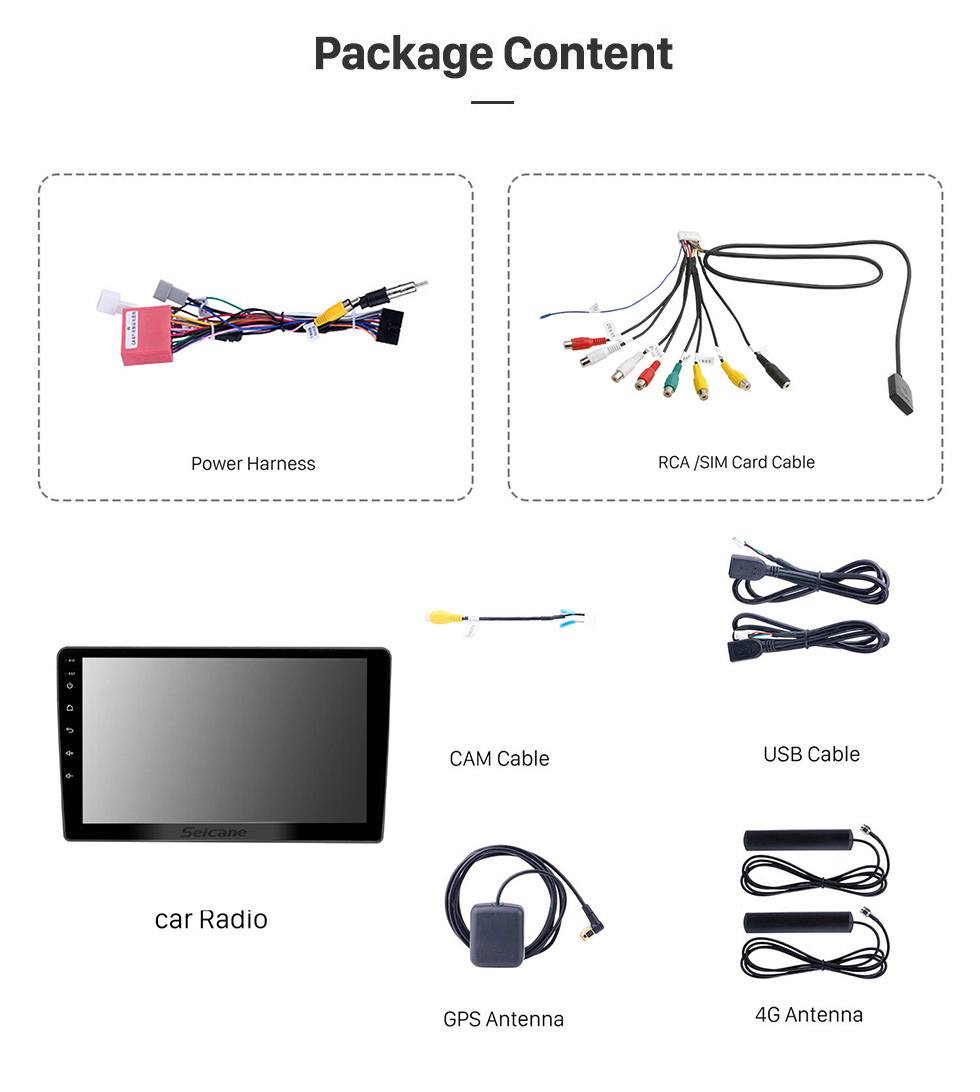Seicane OEM Android 13.0 pour MAZDA HOMMAGE FORD ESCAP 2001-2005 Radio avec Bluetooth 9 pouces HD Système de navigation GPS à écran tactile Carplay support DSP Seicane OEM Android 13.0 pour MAZDA HOMMAGE FORD ESCAP 2001-2005 Radio avec Bluetooth 9 pouces HD Système de navigation GPS à écran tactile Carplay support DSP