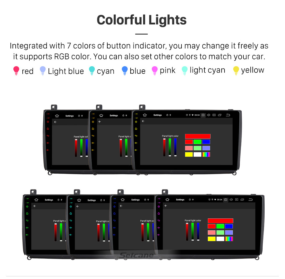 Seicane Pantalla táctil HD de 9 pulgadas para 2020 DFSK C56 Estéreo Android Auto Car Navegación GPS Soporte estéreo Control del volante