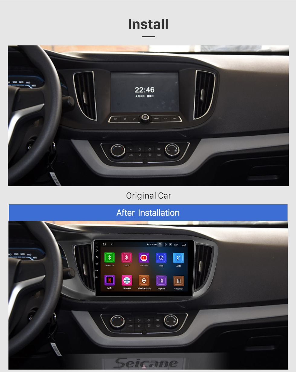 Seicane Pantalla táctil HD de 10.1 pulgadas para 2015-2017 ROEWE 360 LHD Stereo Car Radio Bluetooth Car Audio System Soporte Imagen en imagen