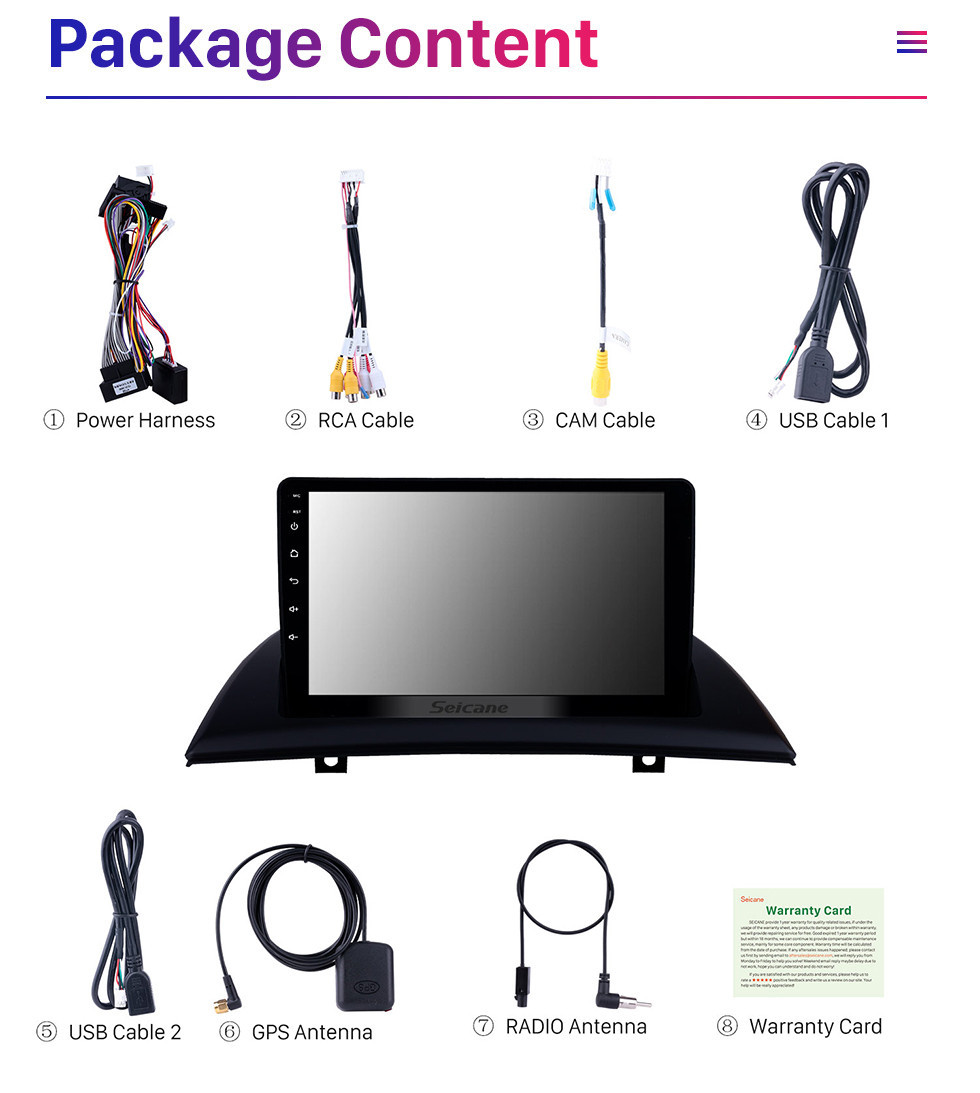 Seicane 9 inch Android 10.0 for BMW X3 2004-2012 Radio with Bluetooth HD Touchscreen GPS Navigation System support Carplay DAB+ Seicane 9 inch Android 10.0 for BMW X3 2004-2012 Radio with Bluetooth HD Touchscreen GPS Navigation System support Carplay DAB+