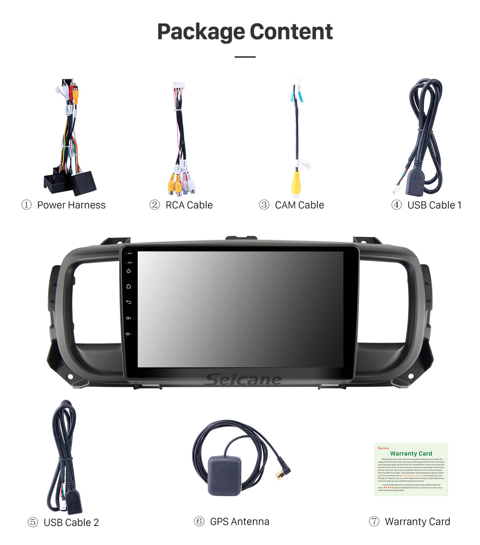 Seicane Pantalla táctil HD de 9 pulgadas para 2012 Mahindra XUV500 Android 10.0 Radio Sistema de navegación GPS compatible con cámara de respaldo 3G Wifi