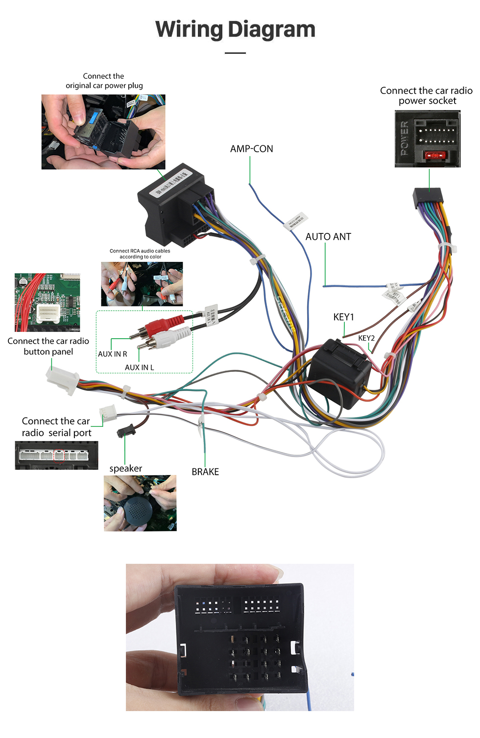 Seicane Para BMW MINI COUNTRYMAN R55 R56 R57 R58 R60 R61 2010-2016 Radio Android 13.0 HD Pantalla táctil Sistema de navegación GPS de 9 pulgadas con soporte Bluetooth Carplay DVR