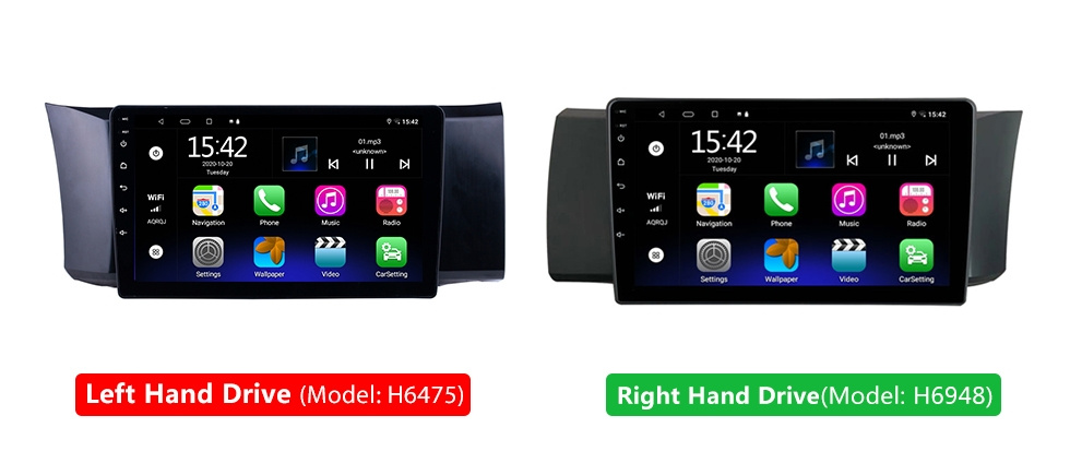 Seicane Android 10.0 HD Touchscreen de 9 polegadas para 2013-2014 Future Toyota 86 Concept RHD Rádio Sistema de navegação GPS com suporte para Bluetooth Câmera traseira Carplay