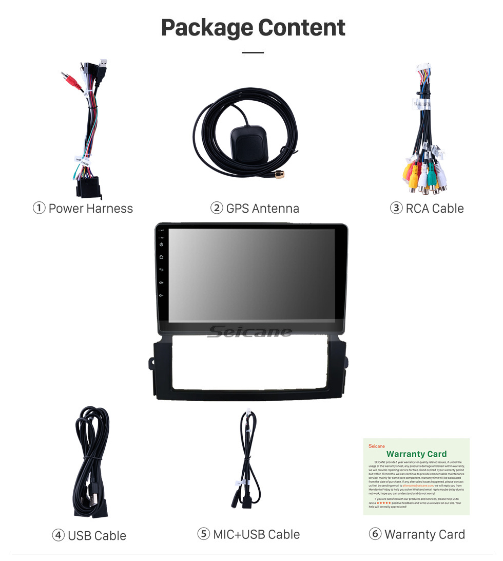 Seicane Android 11.0 For 2004-2008 KIA Sorento Radio 9 inch GPS Navigation System with Bluetooth HD Touchscreen Carplay support SWC Seicane Android 11.0 For 2004-2008 KIA Sorento Radio 9 inch GPS Navigation System with Bluetooth HD Touchscreen Carplay support SWC