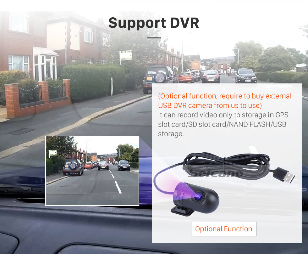 Seicane Écran tactile HD 10,1 pouces Android 11.0 pour 2014-2018 Skoda Yeti Radio Système de navigation GPS Prise en charge Bluetooth Carplay Caméra de recul