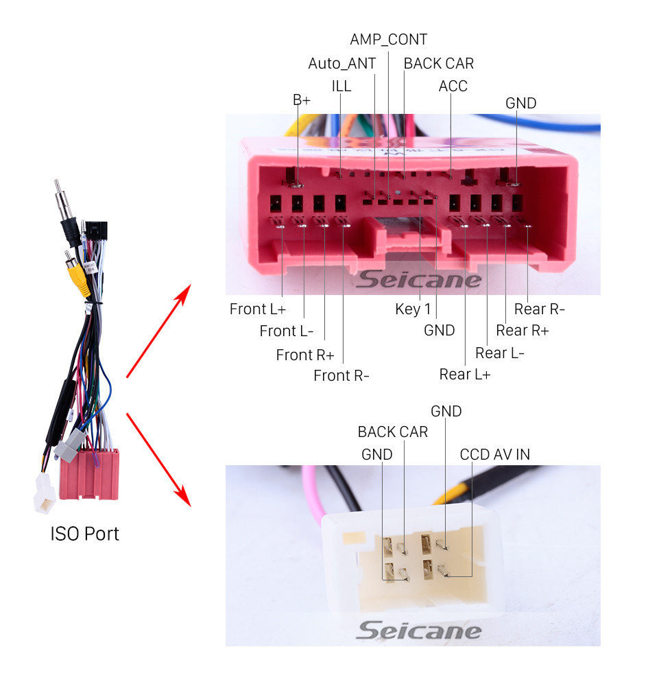 Seicane Android 11.0 Aftermarket OEM Car Stereo GPS Navigation System for 2005-2010 Mazda 5 with 3G Wifi DVD Radio Bluetooth USB SD Rearview Camera