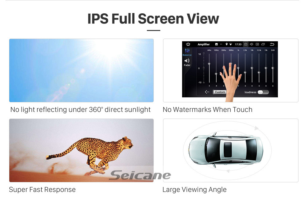 Seicane 10,1-дюймовый Android 12.0 с сенсорным экраном Радио для 2011 2012-2017 JEEP Wrangler Bluetooth Музыка GPS-навигация Встроенная поддержка Carplay Android Auto Support Управление рулевым колесом